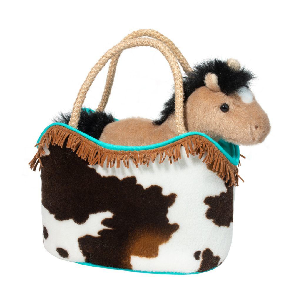 Toy Stuffy Purse Western Buckin Horse