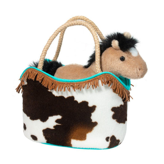 Toy Stuffy Purse Western Buckin Horse