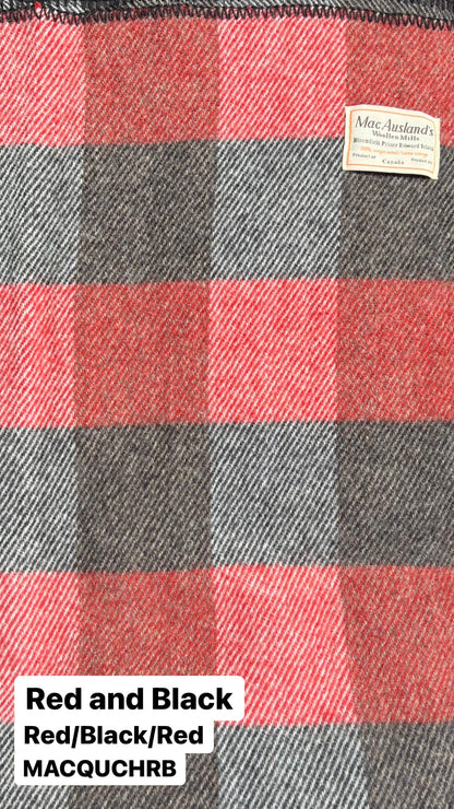 MacAusland Wool Blanket Queen Check🍁