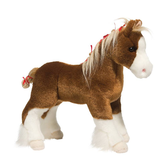 Toy Stuffy Clydesdale Samson
