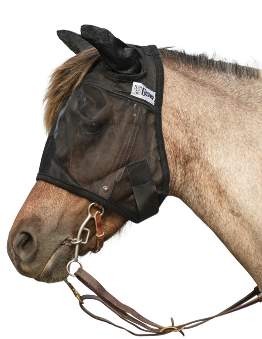 Horse Fly Mask Quiet Ride With Ears No Nose