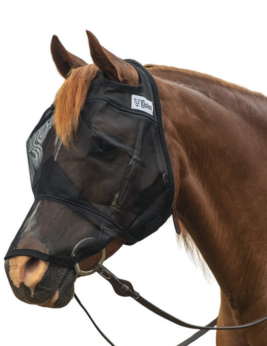 Horse Fly Mask Quiet Ride Long Nose