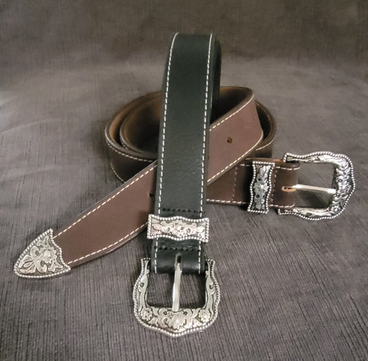 Western Buckle & Tip Belt🍁