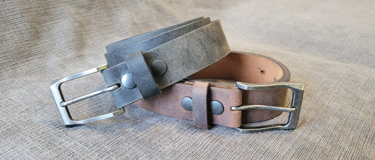 Distressed Antique Buckle Belt 🍁