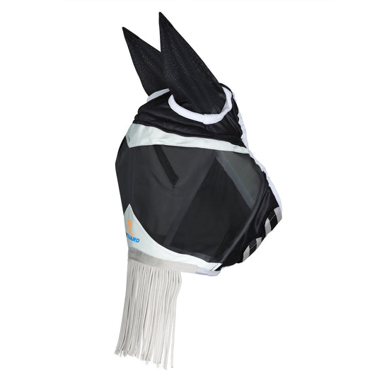 Horse Fly Mask Fine Mesh With Ears and Nose Fringe