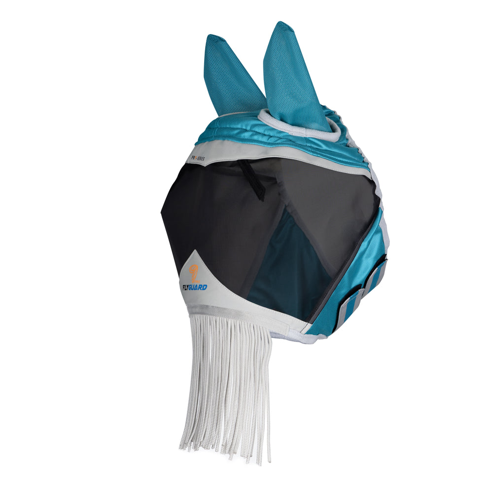 Horse Fly Mask Fine Mesh With Ears and Nose Fringe