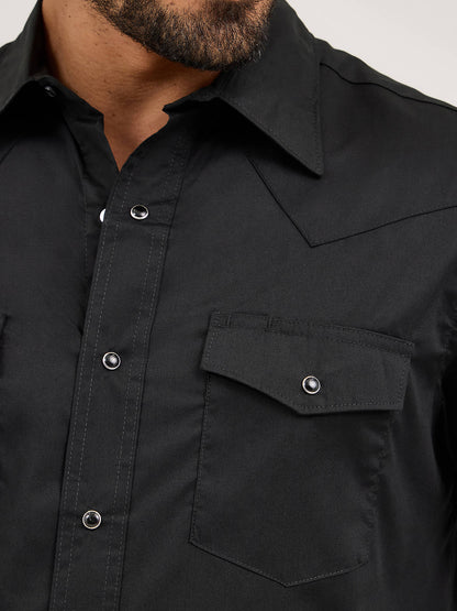 Shirt Wrangler LS Men Snap