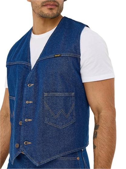 Vest Wrangler Denim Dark