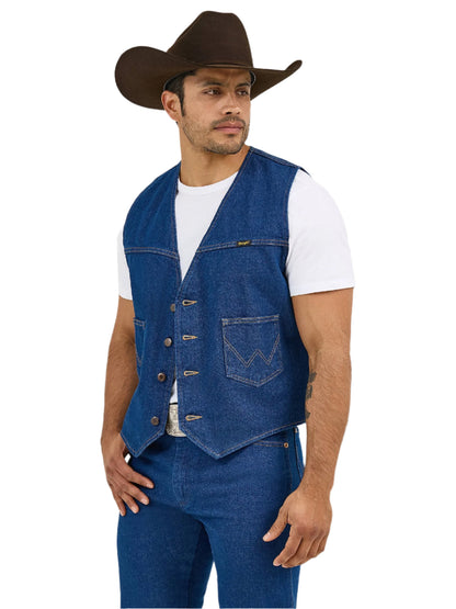 Vest Wrangler Denim Dark