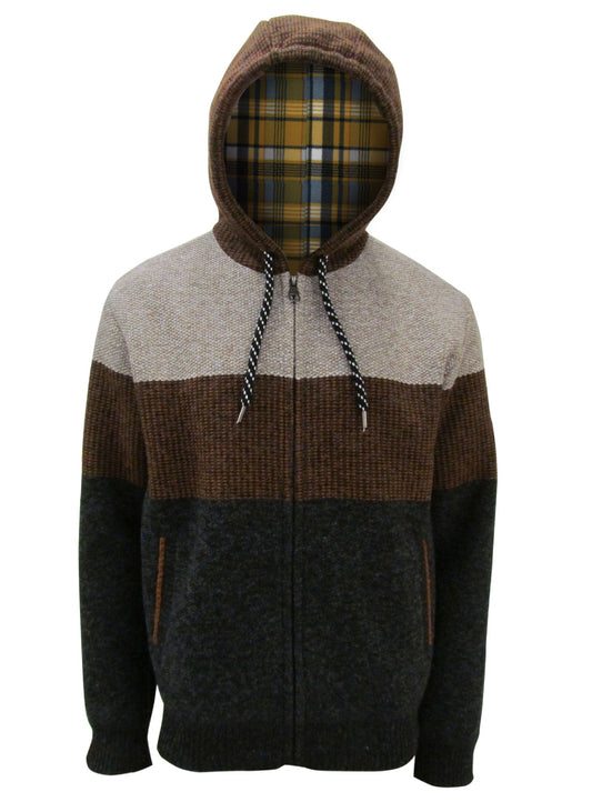Point Zero Sweater Full Zip Stripe