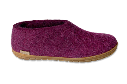 Glerup Women's Shoe Rubber Bottom Slipper