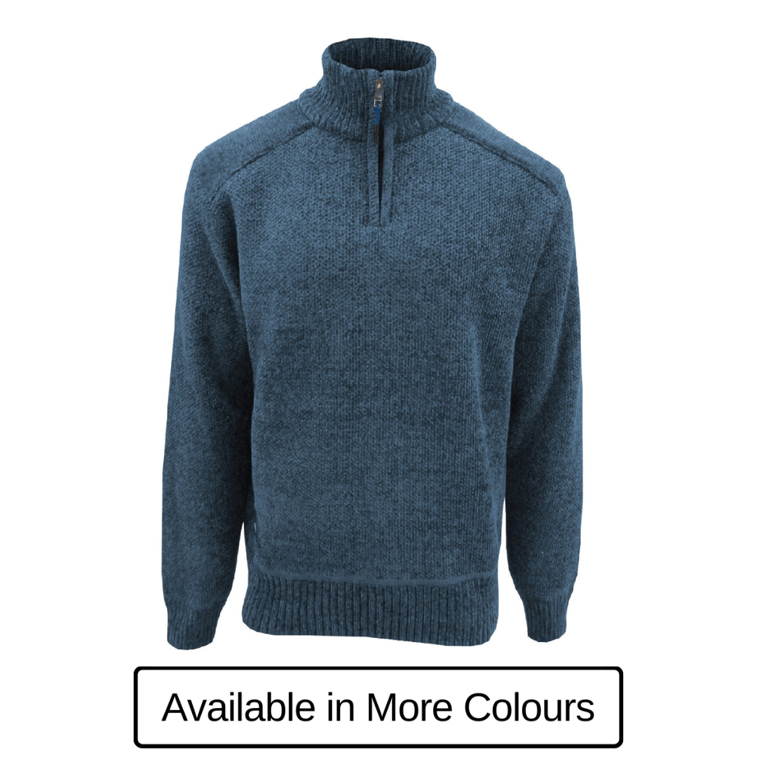 Point Zero Sweater Zip Chenille