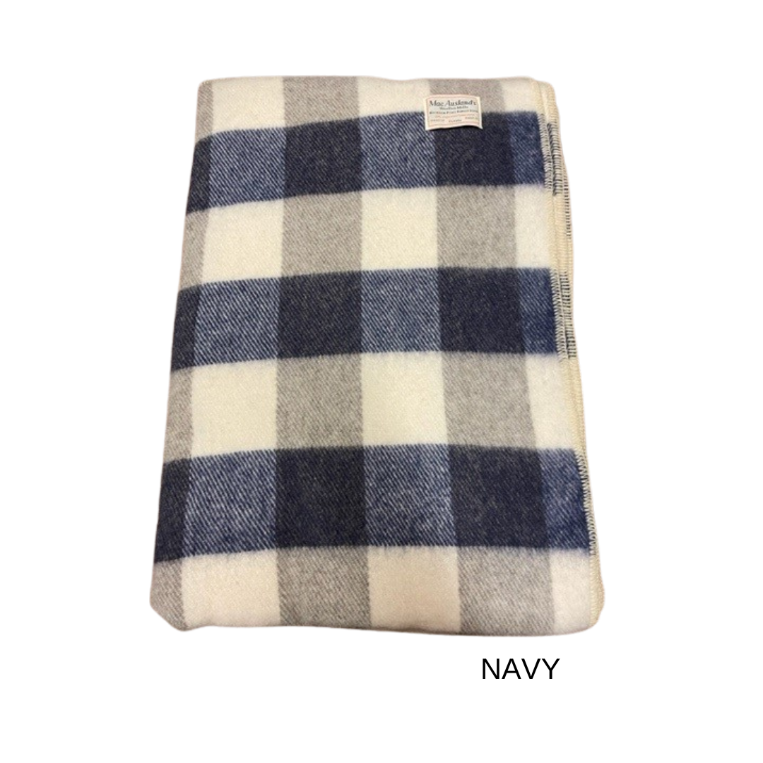 MacAusland Wool Throw Checkerboard🍁