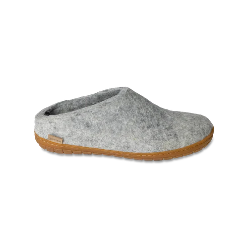 Glerup Women's Slip On Rubber Bottom Slipper