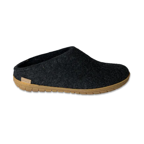 Glerup Women's Slip On Rubber Bottom Slipper