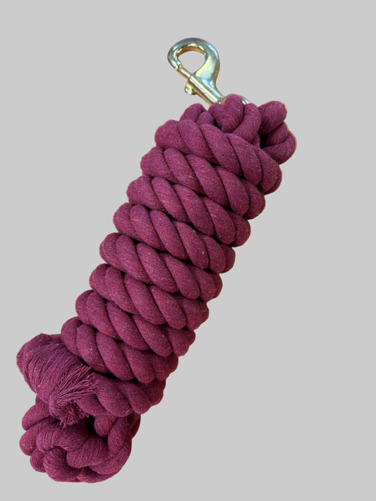 Horse Lead Rope Cotton w Snap
