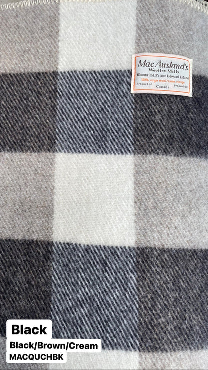 MacAusland Wool Blanket Queen Check🍁