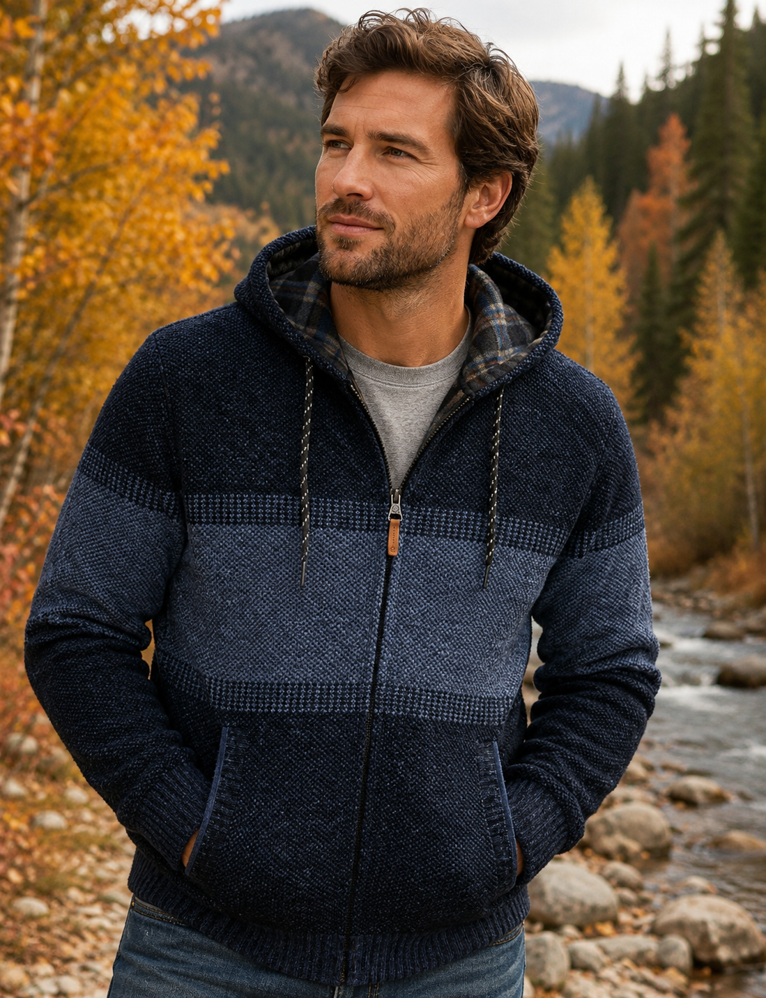 Point Zero Sweater Zip Hood