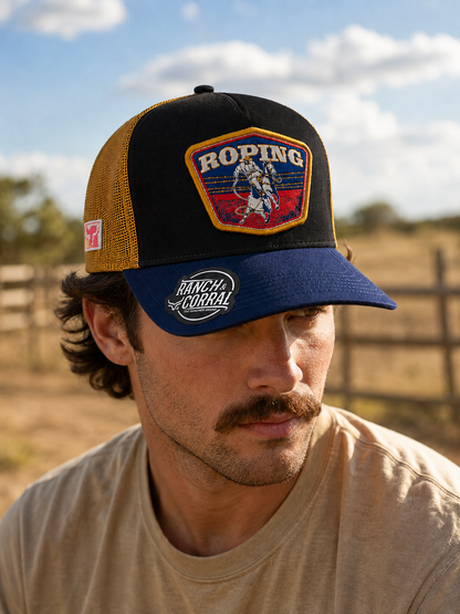 Ranch & Corral Roping Logo Snapback