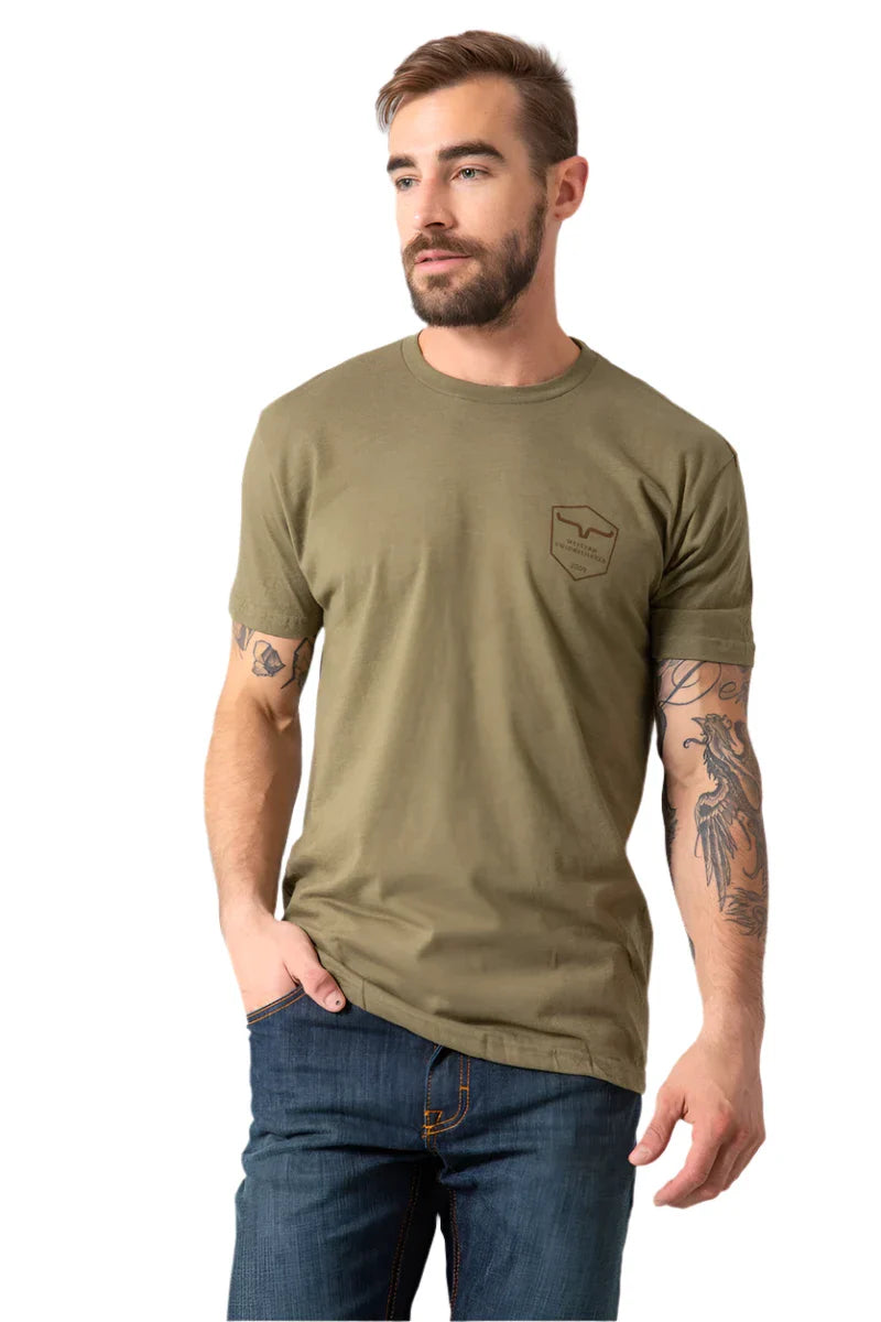 Kimes T-Shirt Shielded Trucker Military Green