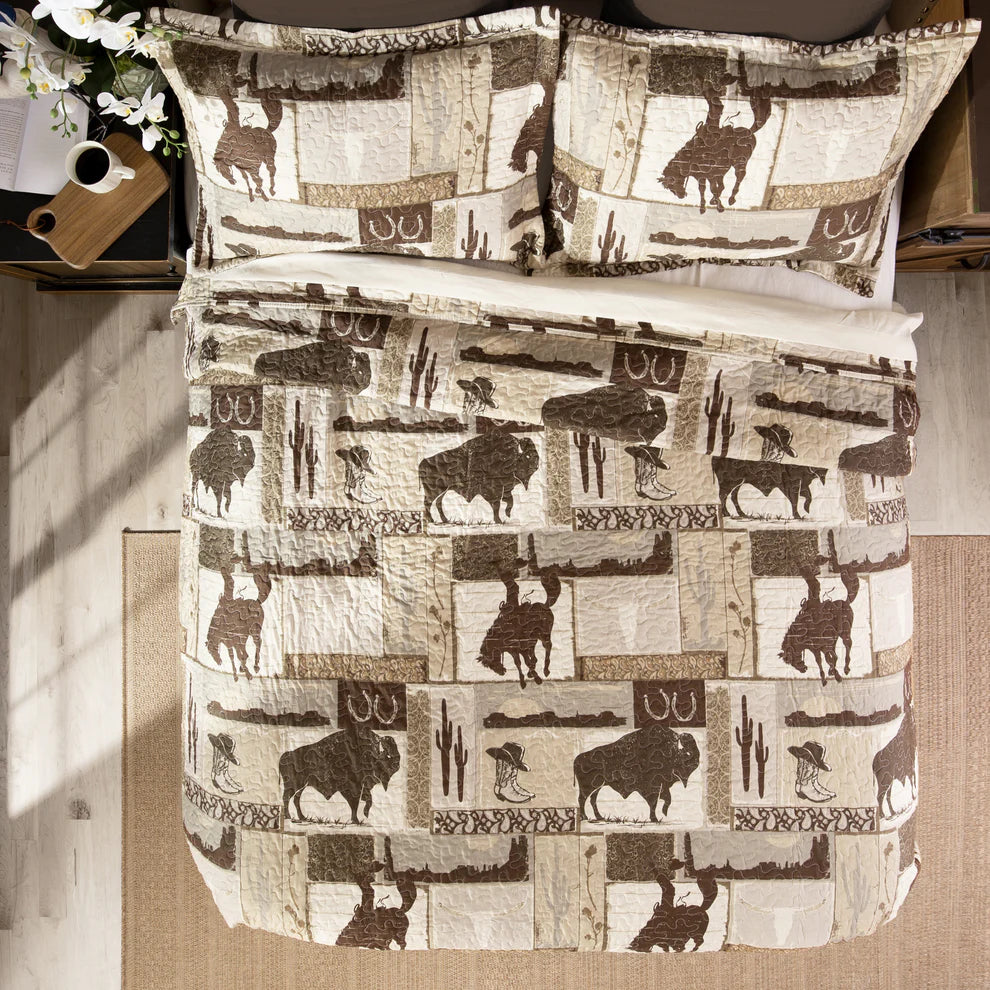 Wrangler Vintage Cowboy Quilt