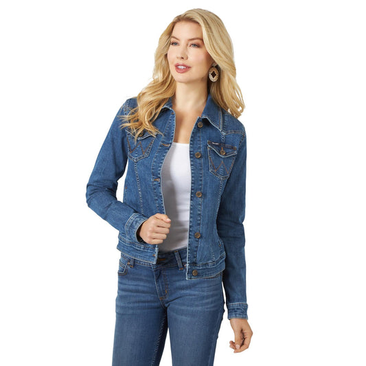 Wrangler Women's Unlined Retro Jean Jacket