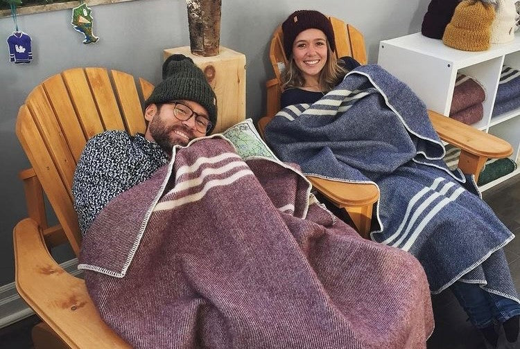 MacAusland Wool Blanket Queen Tweed🍁