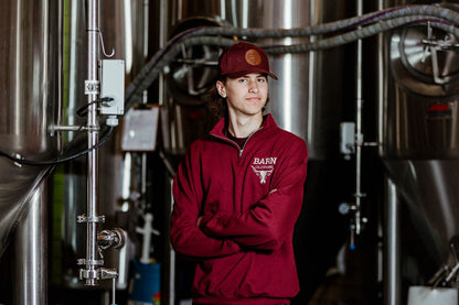 Sweatshirt Quarter Zip Logo