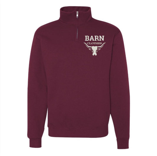 Sweatshirt Quarter Zip Logo