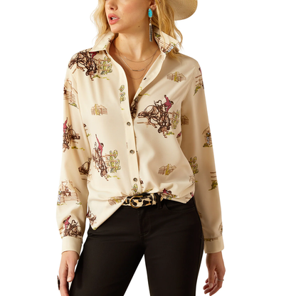 Ariat Blouse Rodeo Round Up SALE
