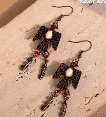 Rustic Couture Thunderbird Earring