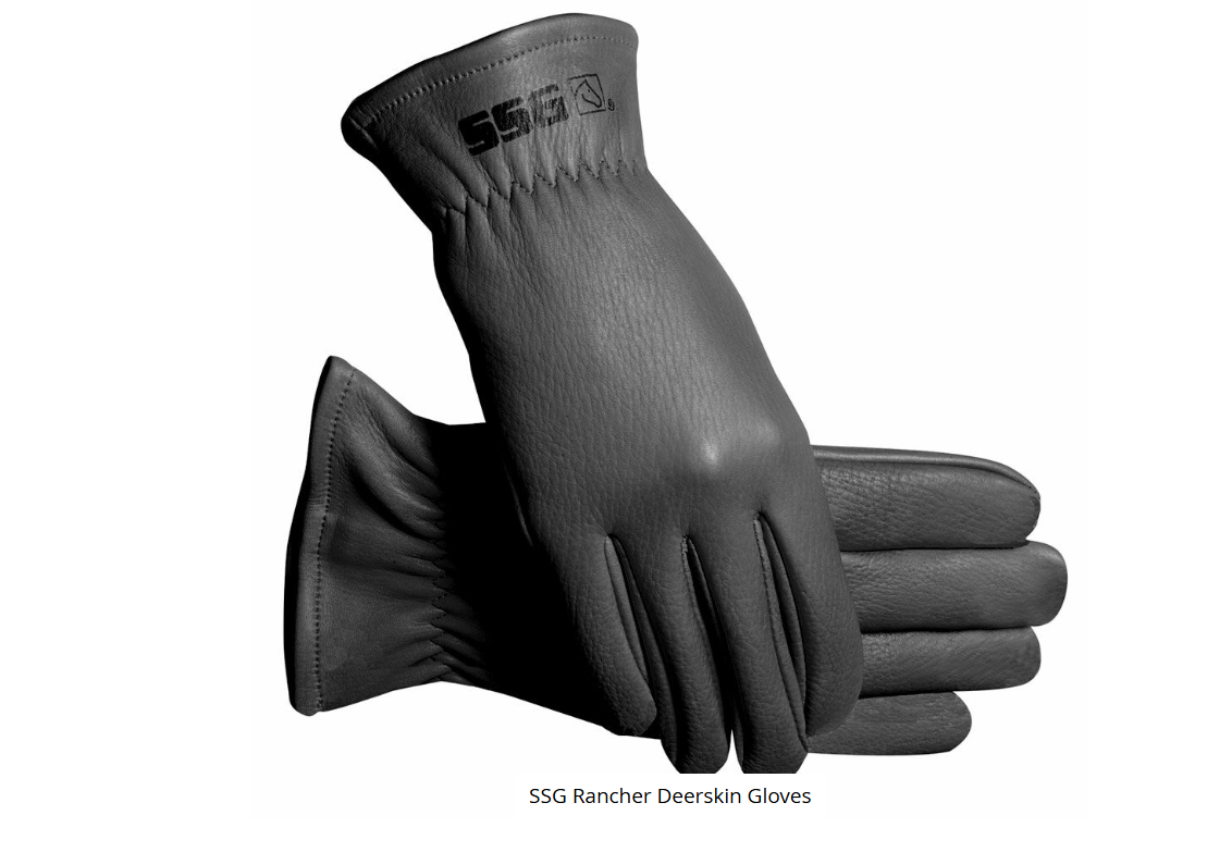 SSG Rancher Deerskin Riding Gloves