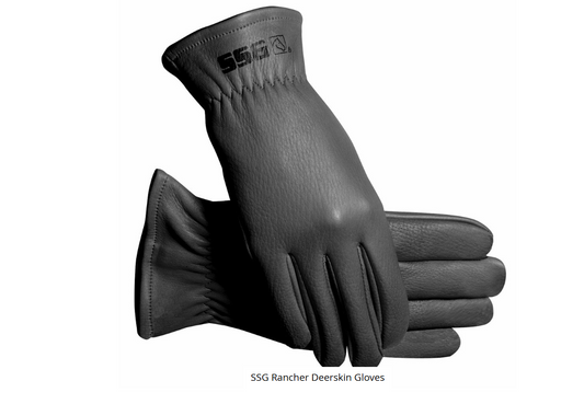 SSG Rancher Deerskin Riding Gloves