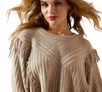Sweater Ariat Fringe Poncho