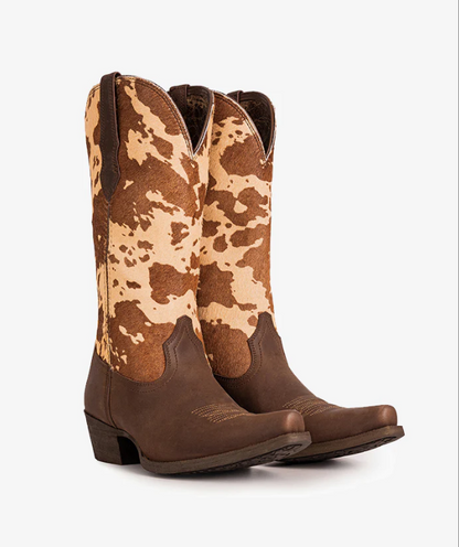 Cowhide Cowboy Boot Montana West
