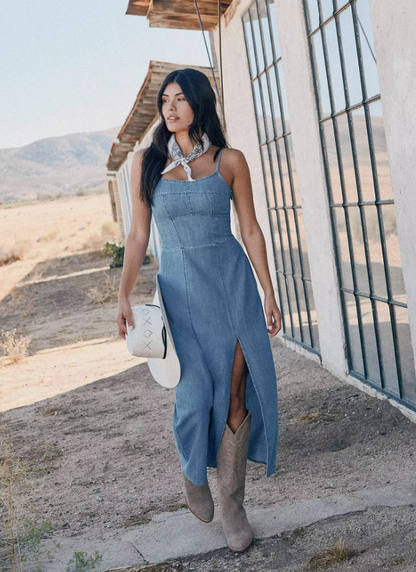 Dress Slit Denim Wrangler
