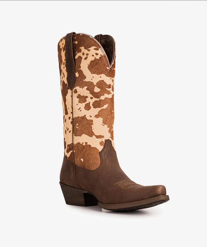 Cowhide Cowboy Boot Montana West