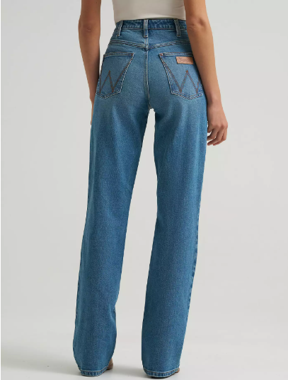 Jeans Wrangler High Rise Relaxed Riding Jean Skylar