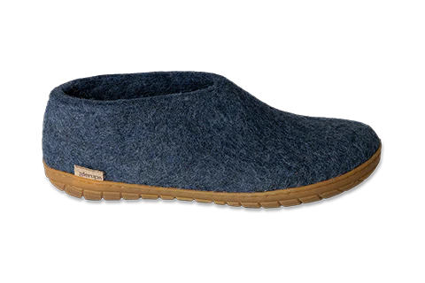 Glerup Women's Shoe Rubber Bottom Slipper