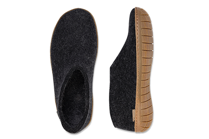 Glerup Women's Shoe Rubber Bottom Slipper