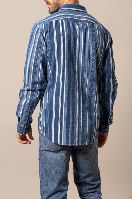 Shirt Kimes LS Retro Stripe Men's