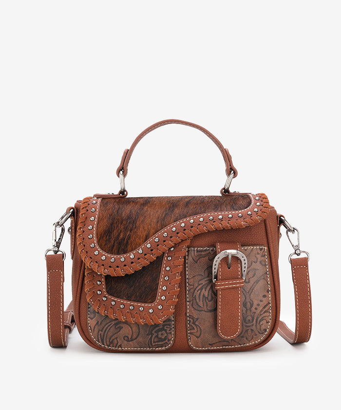 Purse TR Saddle Cowhide