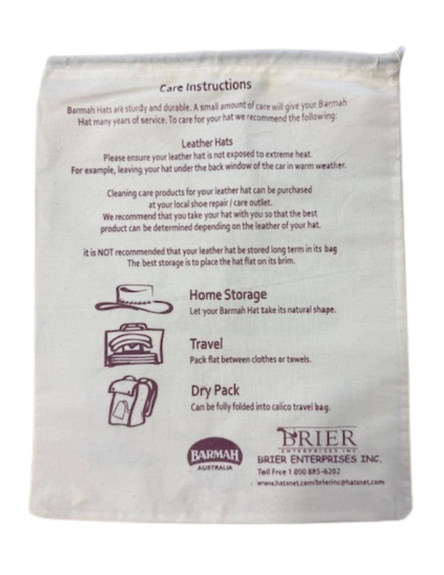 Hat Barmah Bronco Squashy Roo