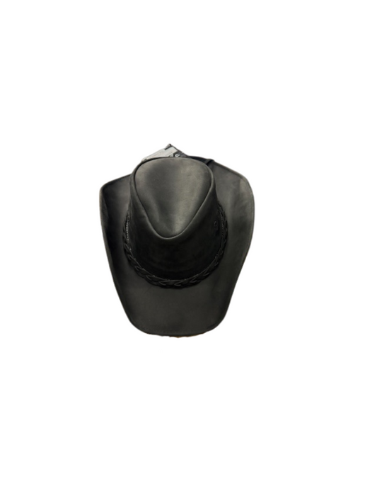 Cowboy Hat Plain Leather