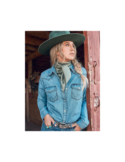 Shirt Wrangler Retro Denim Ladies