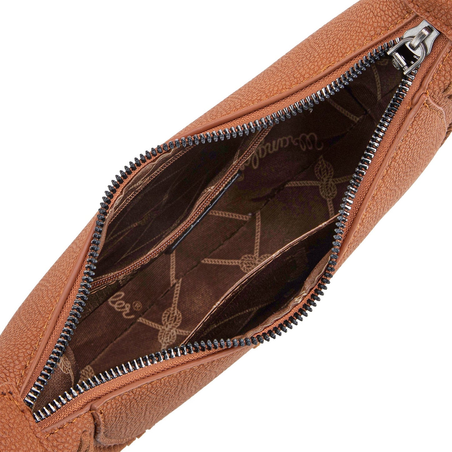 Purse Crossbody Whipstitch Detail
