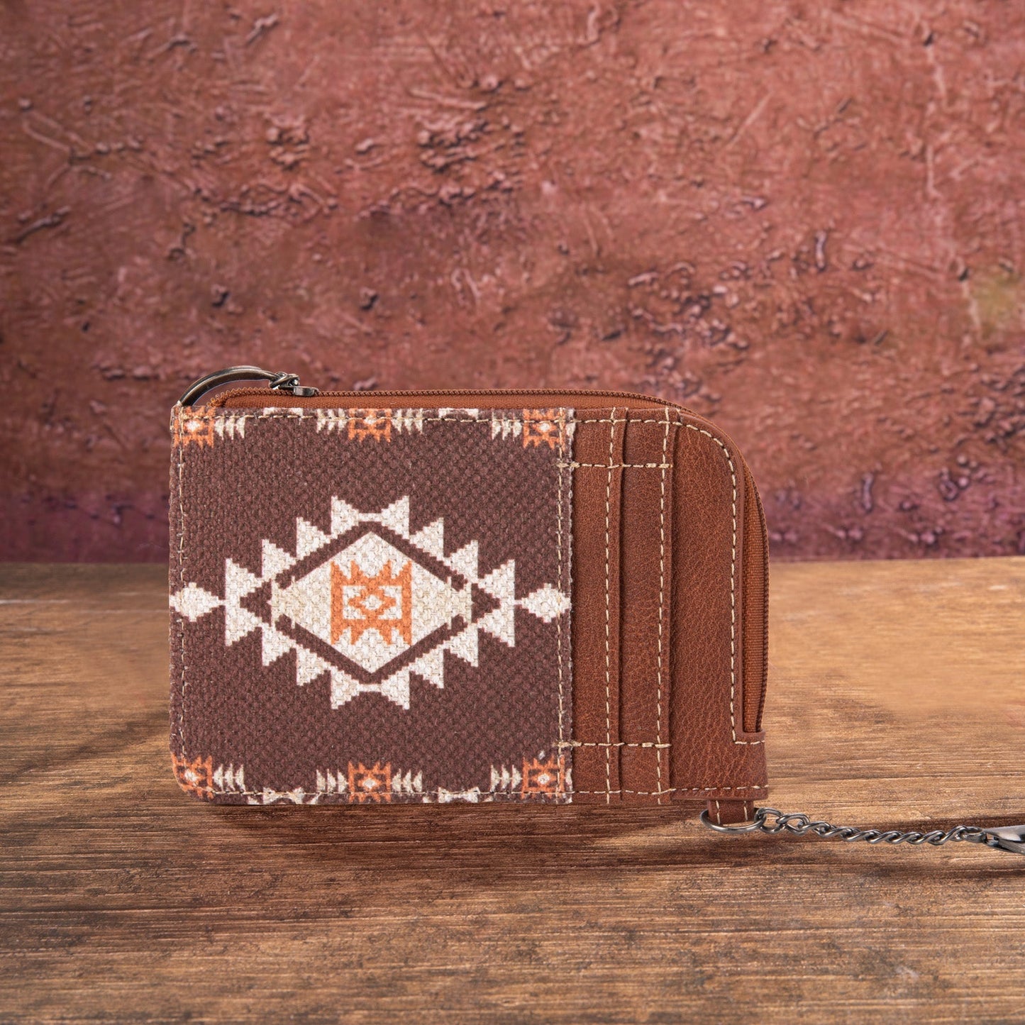 Wallet Mini Card Case Aztec