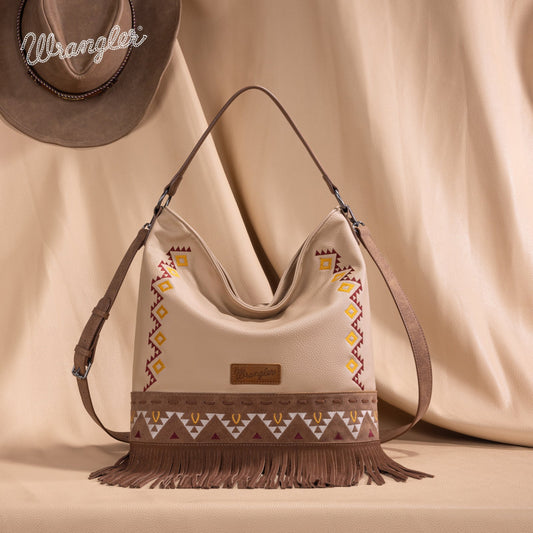 Purse WR Hobo Aztec Fringe