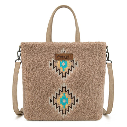 Purse WR Sherpa Aztec Tote