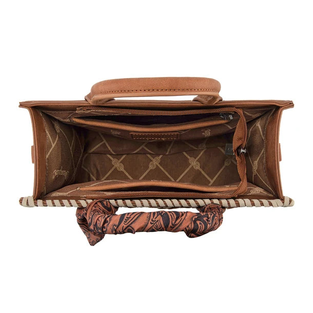 Wrangler Satchel Scarf Wrapped Handel